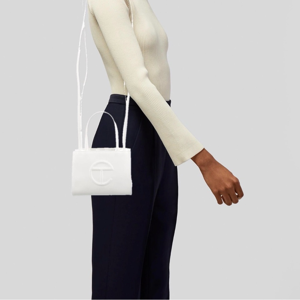 Telfar White Small Bag